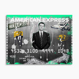 Leonardo di Caprio Wolf of Wallstreet Wandbild