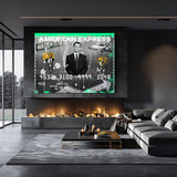 Leonardo di Caprio Wolf of Wallstreet Wandbild
