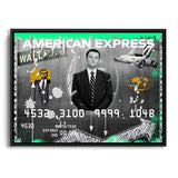 Leonardo di Caprio Wolf of Wallstreet Wandbild