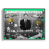 Leonardo di Caprio Wolf of Wallstreet Wandbild