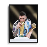 Wandbild Lionel Messi