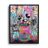 Leinwandbild Popart Disney Figuren