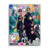 Popart Wandbild von Matrix Film