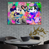 Leinwand Popart Style