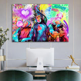 Wandbilder Popart Affengeile