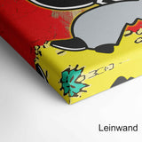 Mr. Monopoly Popart Wandbild