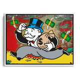 Mr. Monopoly Popart Wandbild