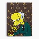 Mr. Burns Simsons Wandbild