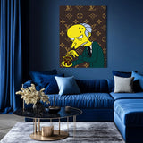 Mr. Burns Simsons Wandbild
