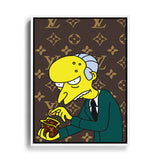 Mr. Burns Simsons Wandbild