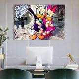 Partners in Crime Wandbild Popart