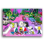 Peanuts Wandbild