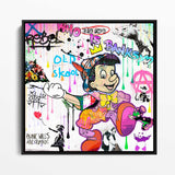 Who is Banksy Wandbild