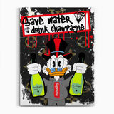 Save Water Drink Champagne Dom Perignon Luxus