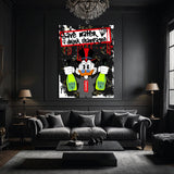 Save Water Drink Champagne Popart