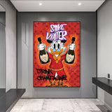 Trinke Champagner statt Wasser