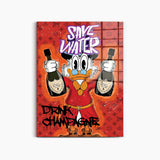 Save Water Drink Champagner