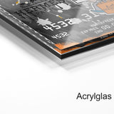 Luxus Shopping American Express Wandbild