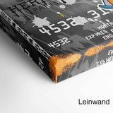 Luxus Shopping American Express Wandbild