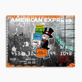 Luxus Shopping American Express Wandbild
