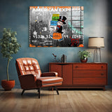 Luxus Shopping American Express Wandbild