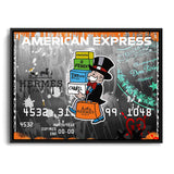 Luxus Shopping American Express Wandbild