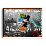 Luxus Shopping American Express Wandbild