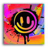 Smiley Pop Art Wandbild
