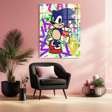 Sonic the Hedgehog Wandbild