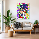Sonic the Hedgehog Wandbild