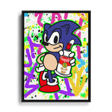Sonic the Hedgehog Wandbild