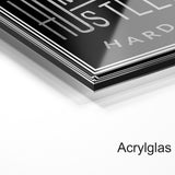 Stay Humble Hustle Hard - Schwarz / Weiß