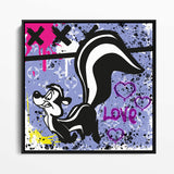 Skunk von Looney Tunes typische Pose