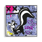 Skunk von Looney Tunes typische Pose