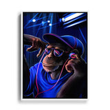 Stylischer Schimpanse