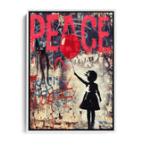 Girl with Peace Banksy