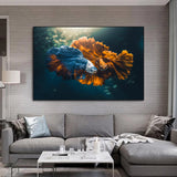 Farbenfrohe Fische im Meer Wohnraum Dekor