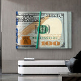 Wandbild von 100 Dollar