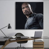 Portrait von Dwayne Johnson "The Rock" snitch cover
