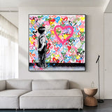 Wandbild fürs Wohnzimmer Street Art Design