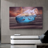 Wandbild Motivationsspruch