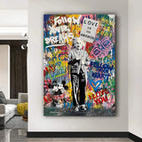 Farbenfrohes Wandbild fürs Wohnzimmer