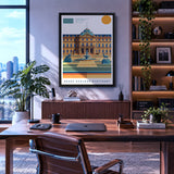 Bauhaus Neues Schloss Stuttgart Wandbild im Büro / Arbeitszimmer