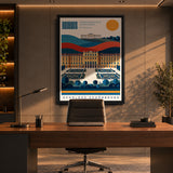 Bauhaus Schloss Schönbrunn Wandbild im Büro / Arbeitszimmer