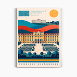 Bauhaus Schloss Schönbrunn als Wandbild auf Acrylglas, Vorderansicht