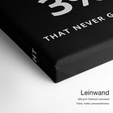 97% who quit – 300 g/m² Premium-Leinwand mit feiner, matter Struktur