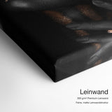 African Woman Gold No. 4 – 300 g/m² Premium-Leinwand mit feiner, matter Struktur