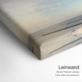 Ahrenshoop Meer – 300 g/m² Premium-Leinwand mit feiner, matter Struktur