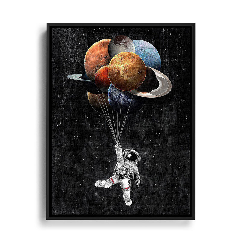 Leinwand bild Astronaut fliegt ins All