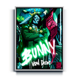 Bunny von Doom – Bunny-Motiv Leinwandbild fürs Büro
